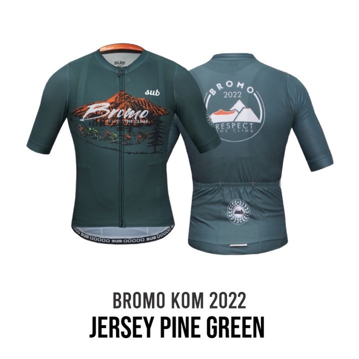 Cycling SubJersey Premium Bromo PineGreen 2022 Sub Jersey Sepeda Gowes Short Sleeve