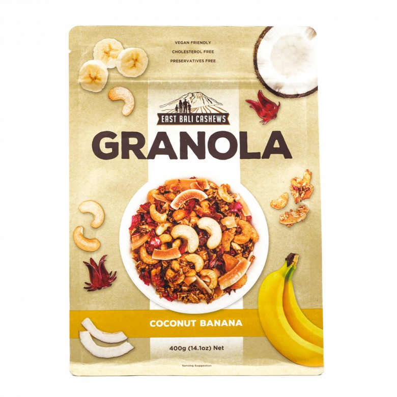 

GRANOLA COCONAT BANANA 400GR