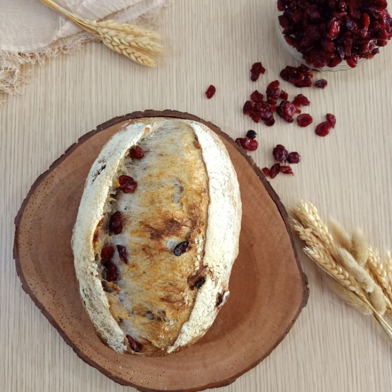 Sourdough Cranberry Walnut, roti gandum sehat-3