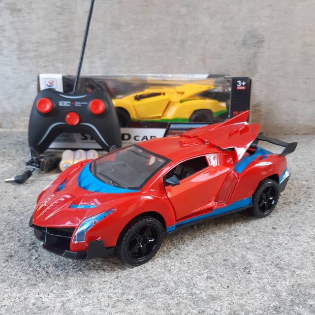 RC CAR LAMBORGHINI BUKA PINTU - MAINAN MOBIL REMOTE CONTROL ANAK - RADIO KONTROL REMOT