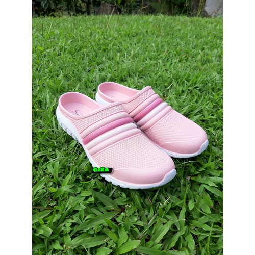 Sepatu Wanita Bustong Sepatu wanita slip on Bahan karet tanpa sambungan