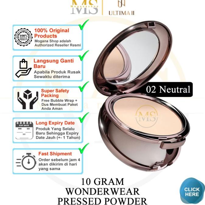 ULTIMA II WONDERWEAR PRESSED POWDER BEDAK PADAT MATTE OILY SKIN