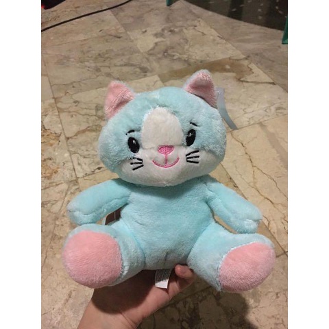 Mainan Boneka Timezone Kucing Cat Baby Blue Ukuran Kecil 20cm