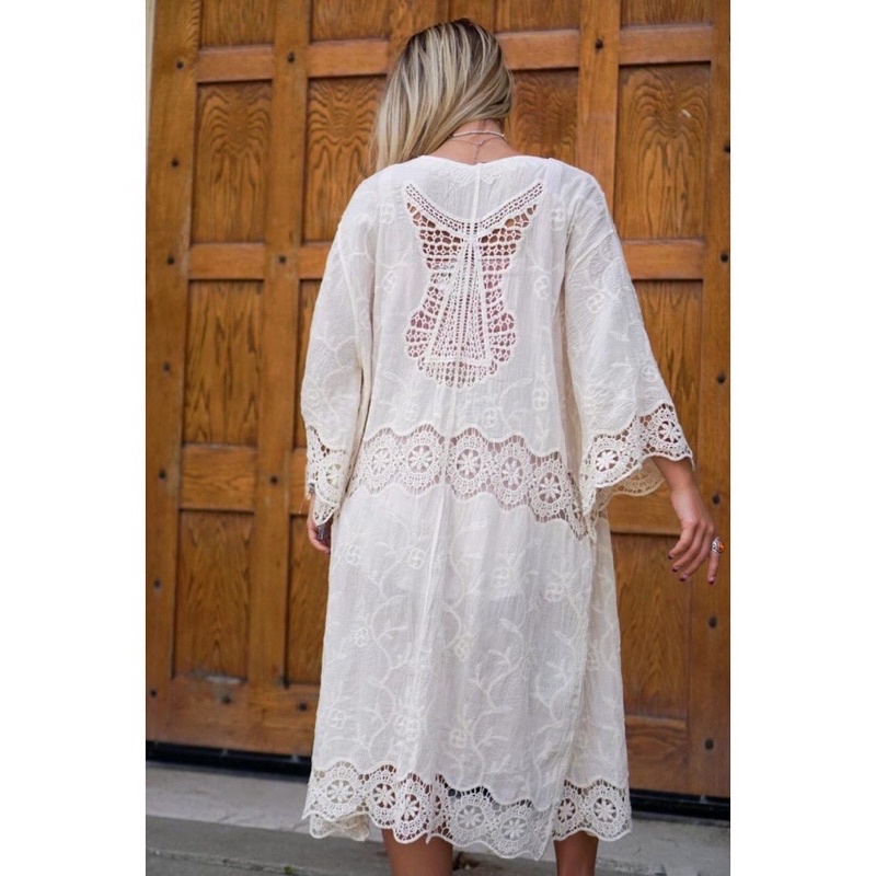 Swan Summer Outer | Outer Pantai | Dress Pantai | Baju Pantai