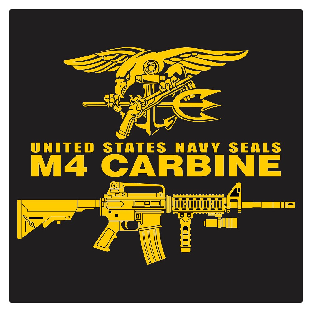 US Navy Seals M4 Carbine 5, Cutting Sticker