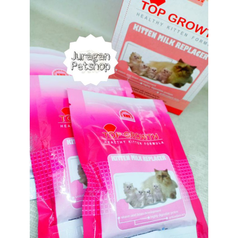 TOP GROWTH (1 SACHET) | Susu Kitten Anak Kucing Replacer | Top Growth 30gr