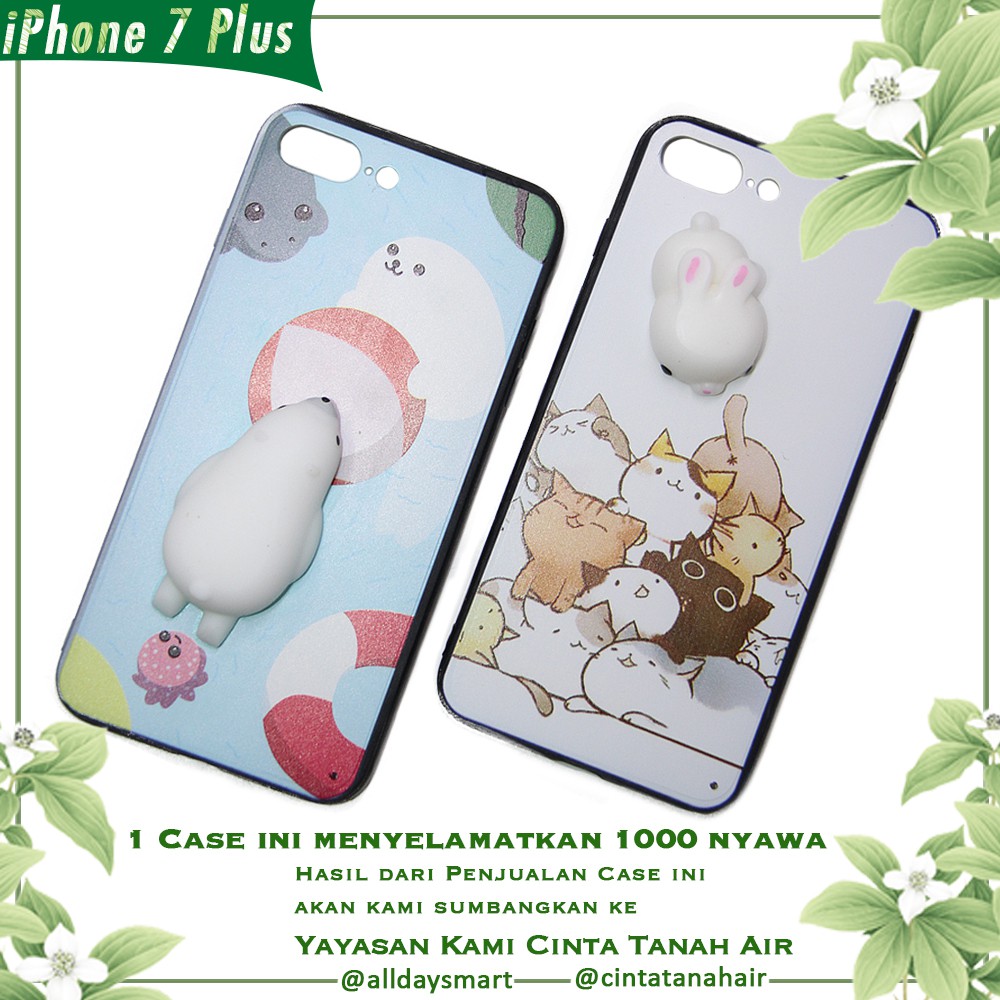 Alldaysmart Hard Case Handphone iPhone Squishy Random Motif (Belanja Sekaligus Beramal)