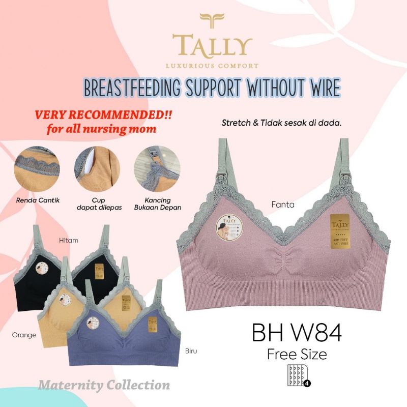 Bh Bra Menyusui Busui Maternity Nursing Bra Busa Tanpa Kawat Seamless Bra Hamil Tally 8002 Murah