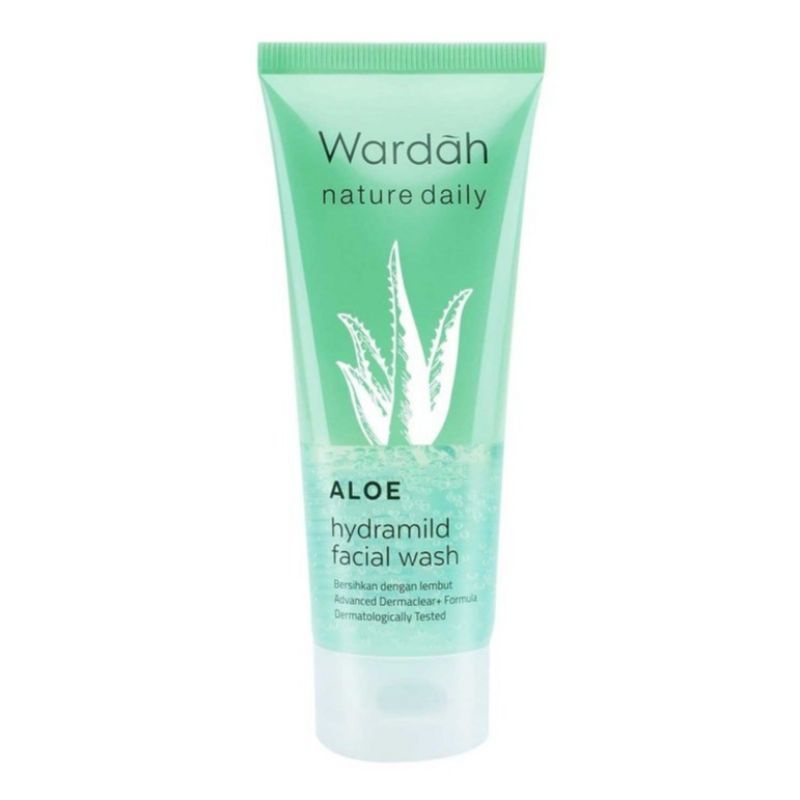 wardah hydramild aloevera facial wash 60ml -100ml