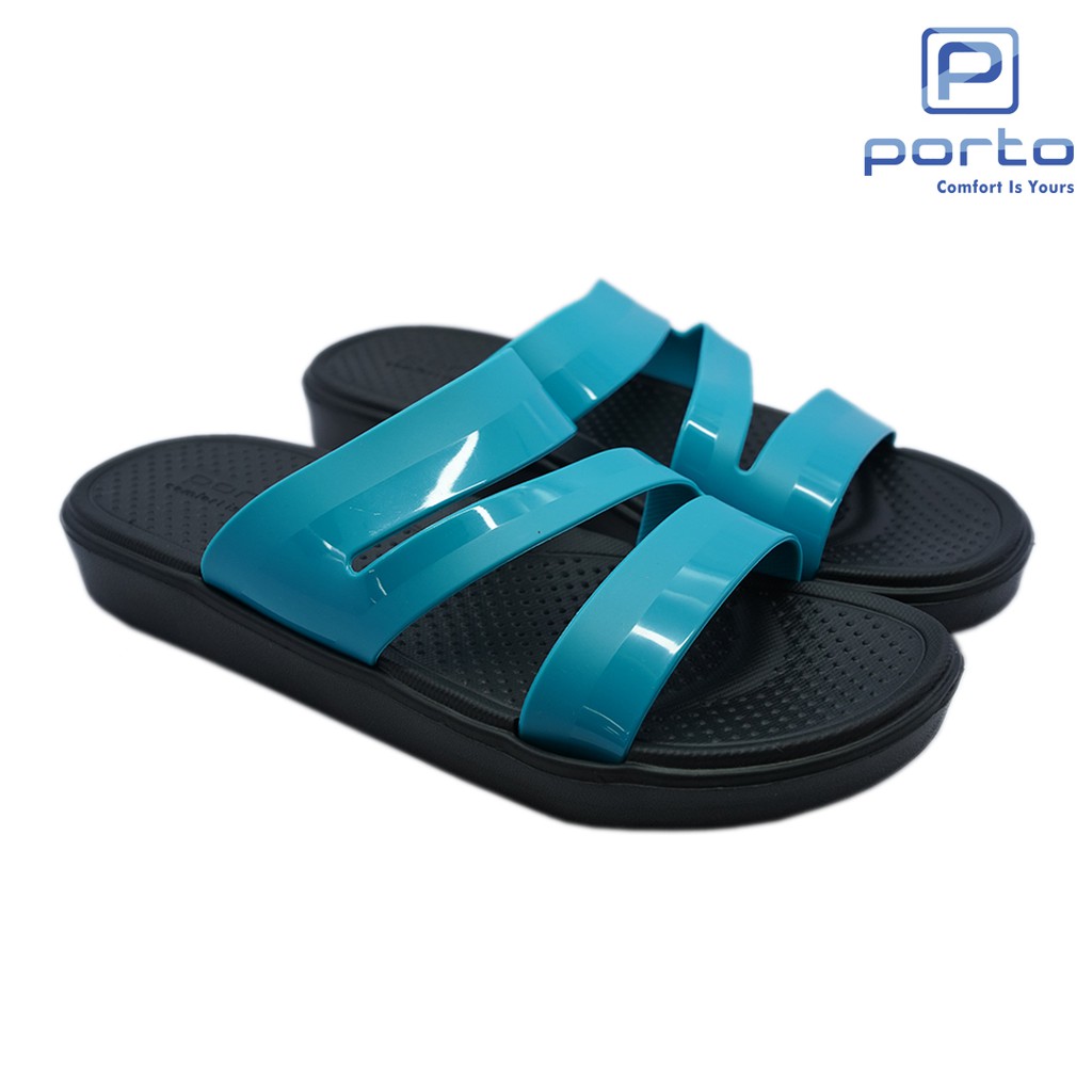 Porto - Sandal Wanita Sandal Rumah Sendal Wanita Casual 3027L (Sale!)-TOSCA