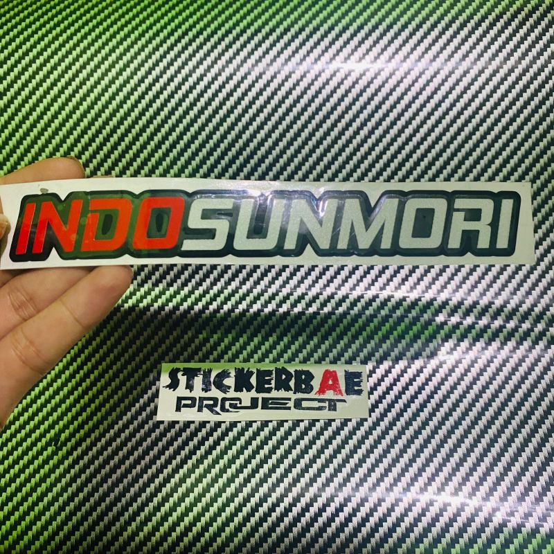 ready stok sticker indo sunmori bahan cutting sticker bukan printing