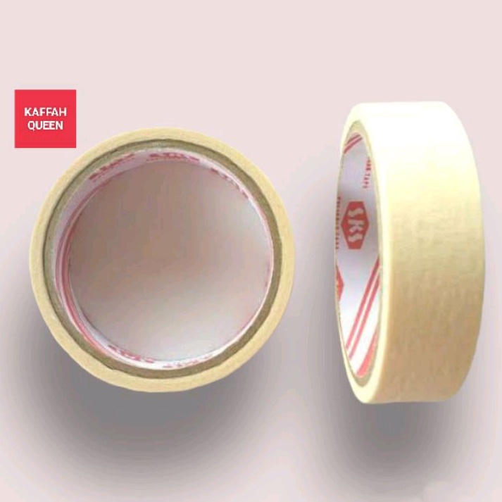 Lakban Kertas SKS 1 inch / Masking Tape