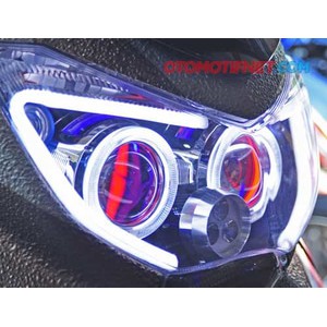 Projektor Hid Nmax Proji Angle Eyes Bulat Projector Pasang Di Tempat