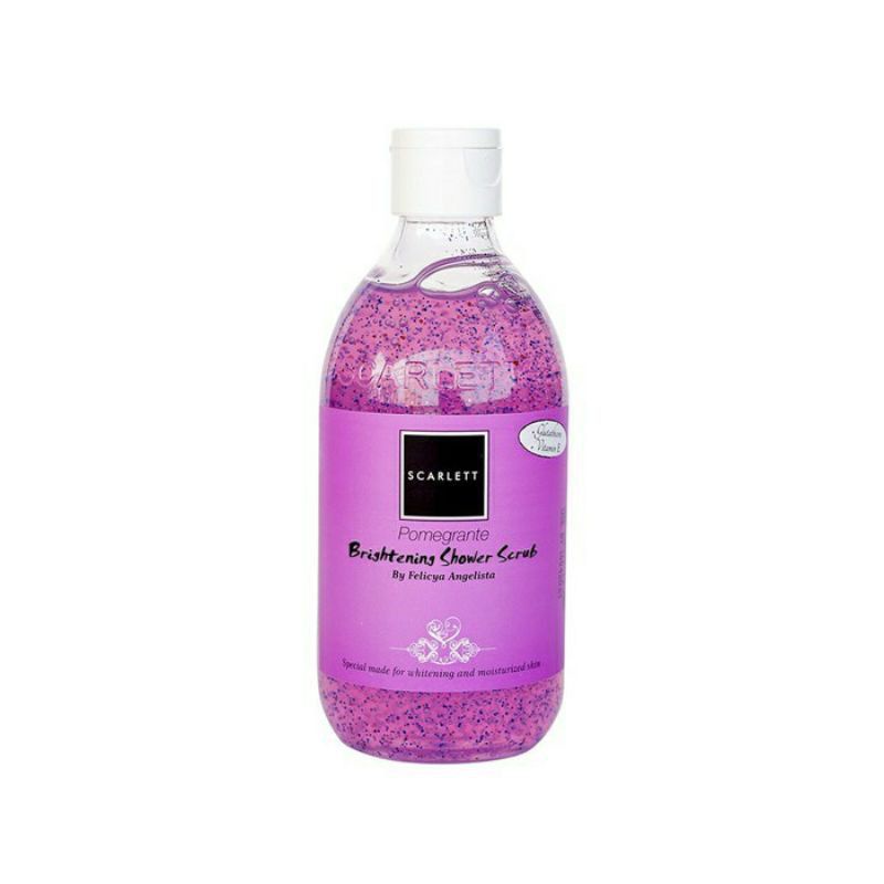 Scarlett Whitening Shower Scrub (SABUN BOTOL)