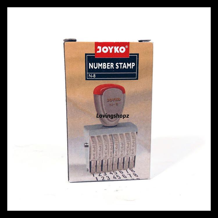 

Diskon Stempel Angka/Nomor 8 Digit Kenko, 8 Band Numberer Keren