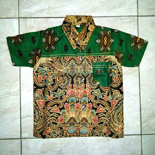 Kemeja Batik Anak Murah - Cowok Cewek - Usia 1 - 2 Tahun - Toko B2M