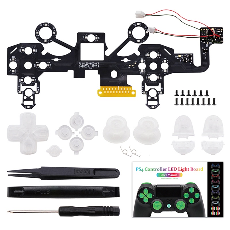 Btsg 1set Kit Papan Lampu LED DIY Tidak Perlu Solder Untuk JDM-050 &amp; JDM-055