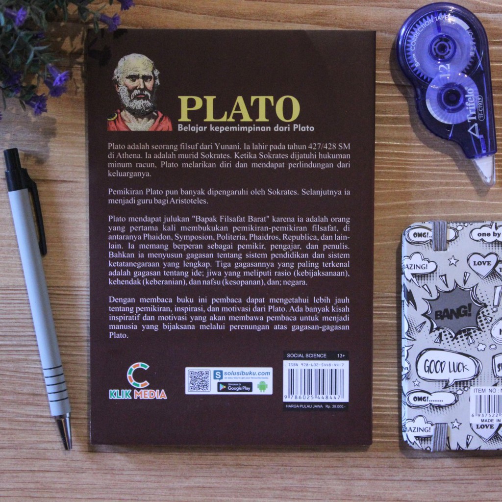 BUKU TOKOH : PLATO: BELAJAR KEPEMIMPINAN / BUKU BIOGRAFI-2