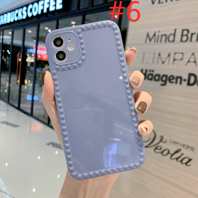 Little Loves Soft Case iP iPhone 7 8 + Plus SE 2020 11 12 mini Pro Max X XR XS Max Fine Hole Casing