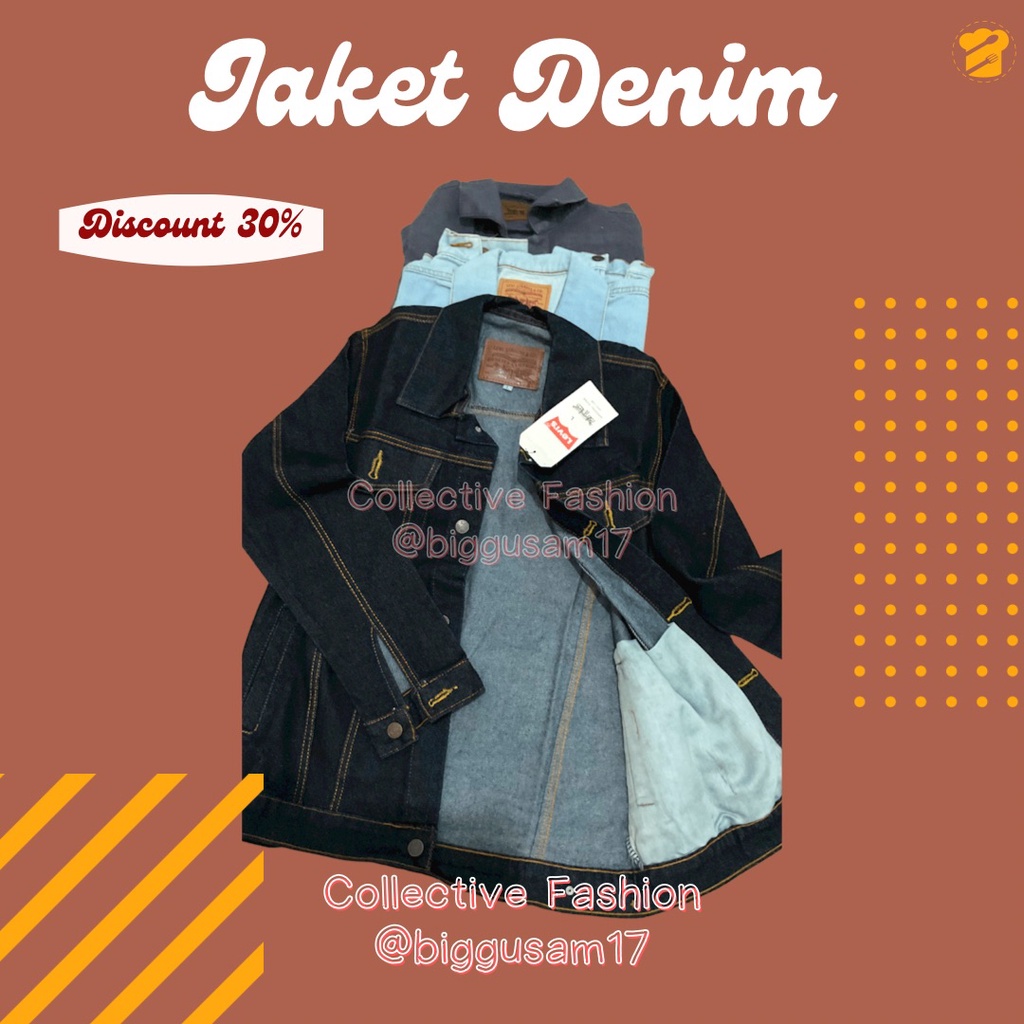 Jaket Denim Pria | Atasan Pria | Outer Pria | Outer Denim