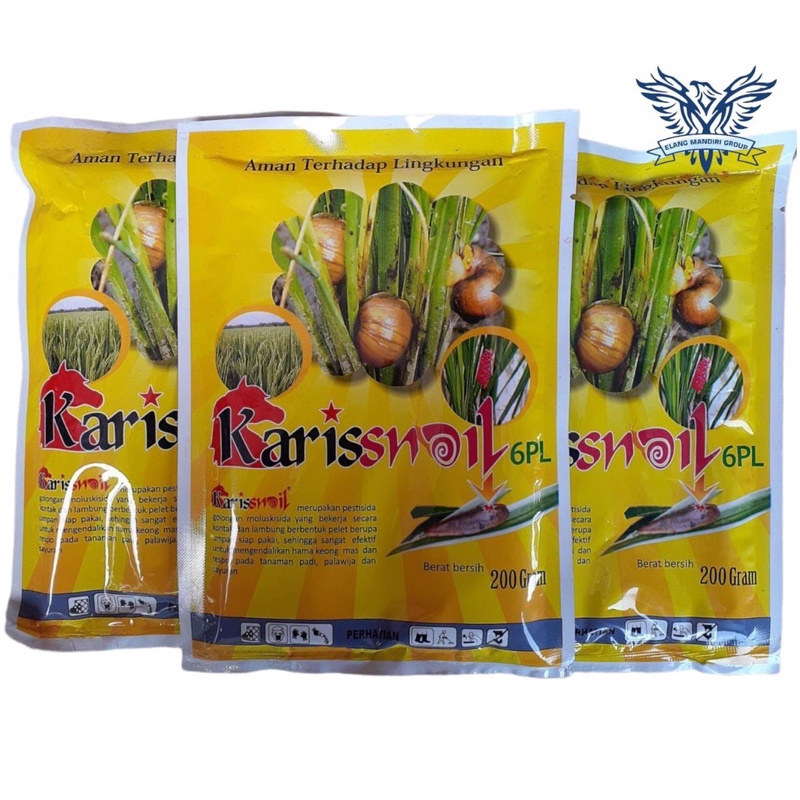 Racun pembasmi keong Karissnail 200gr 6 PL MOLUSKISIDA Racun keong siput