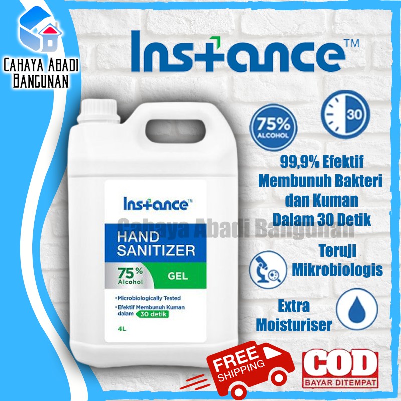 Instance Hand Sanitizer 4 liter Gel