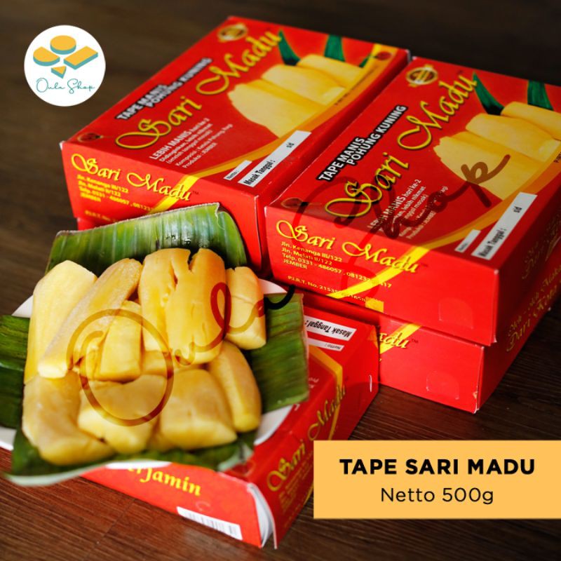 

TERMURAH Tape Sari Madu Jember 600 g. PO 1-2 hari.