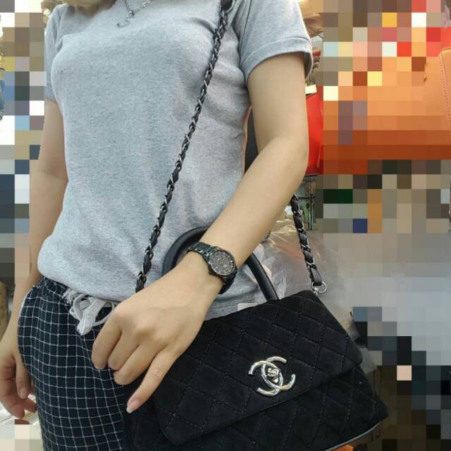 TAS BRANDED WANITA  CHANEL COCO HANDLE
