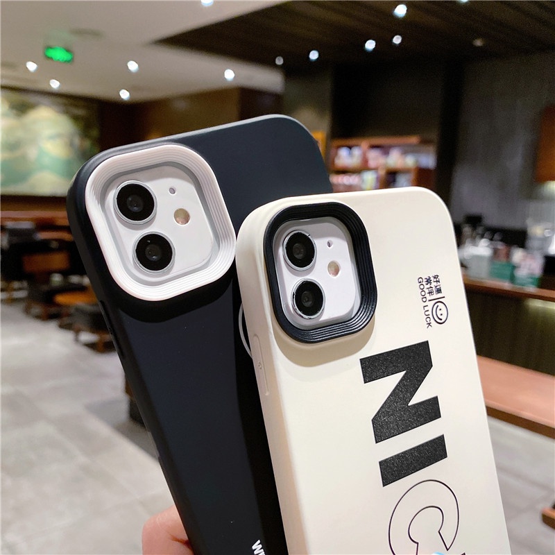 Case Bahan Silikon Motif Tiga In One Untuk IPhone 14 13 12 11 Pro MAX Plus X XS MAX XR 6 7 8 Plus