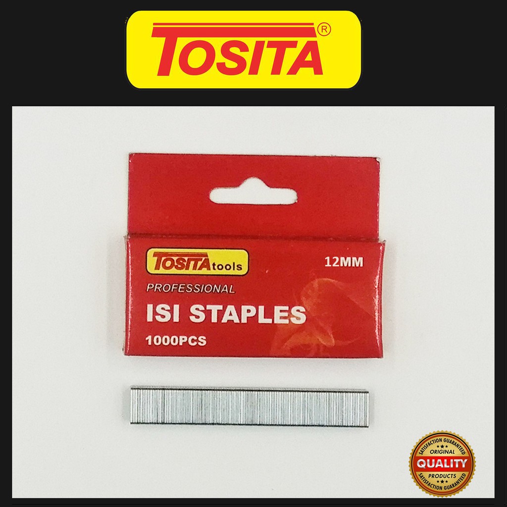 

TOSITA Professional Staples 1000pcs 12mm