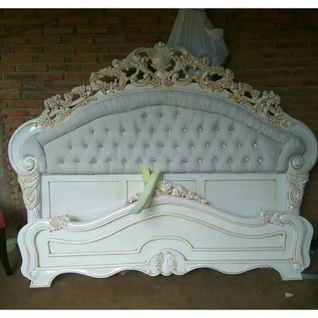 tempat tidur duco putih,mebel jepara,furniture