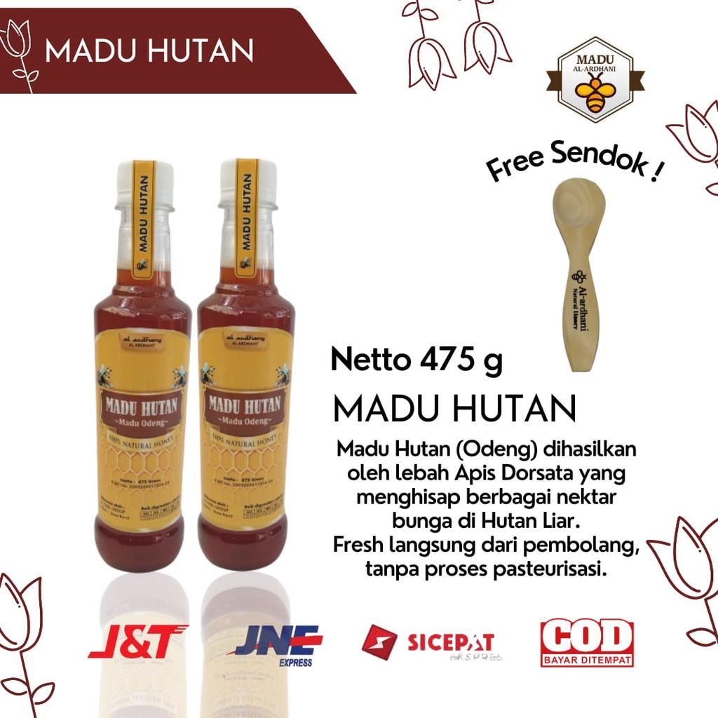 

PROMO TERBATAS Madu Hutan Liar Asli (ODENG) 100% ORIGINAL Madu Sialang Al-ardhani 475 gram