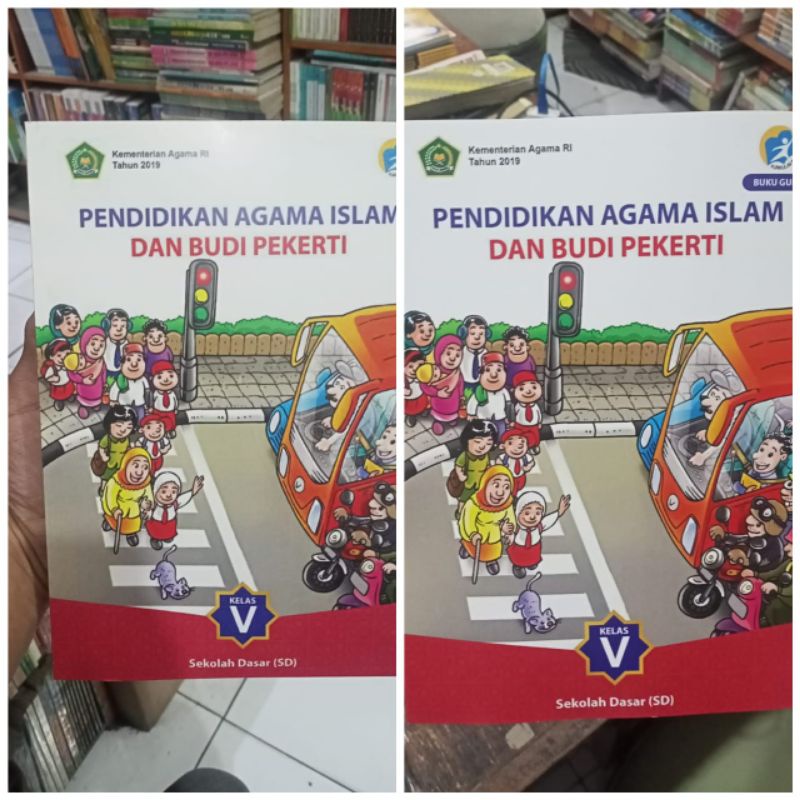 

buku satu paket buku siswa dan buku guru pendidikan agama Islam dan budi pekerti kelas 5 SD