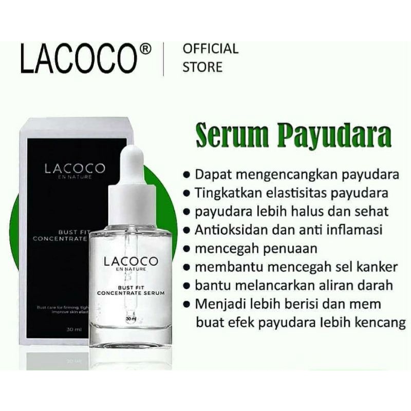 serum payudara lacoco bust fit / pembesar payudara / pengencang payudara