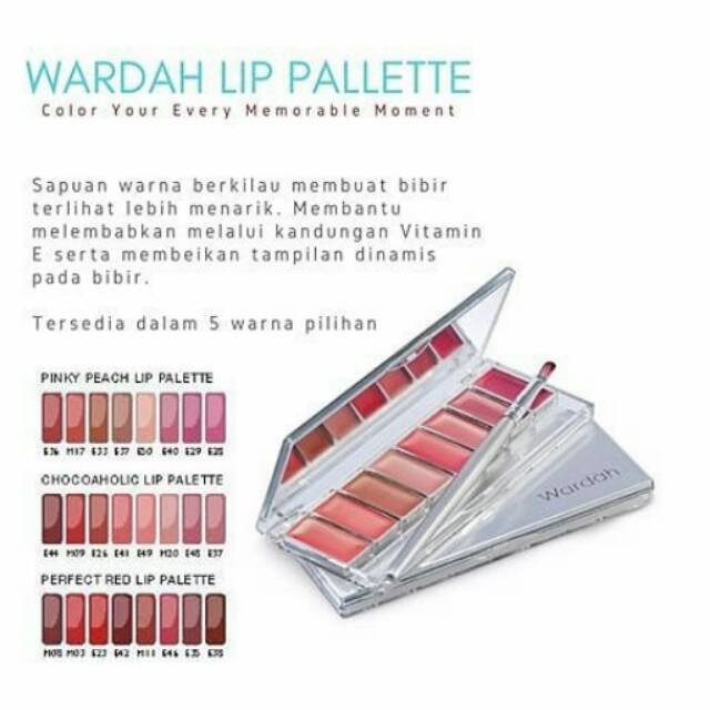 Wardah Lip Pallete lipstik