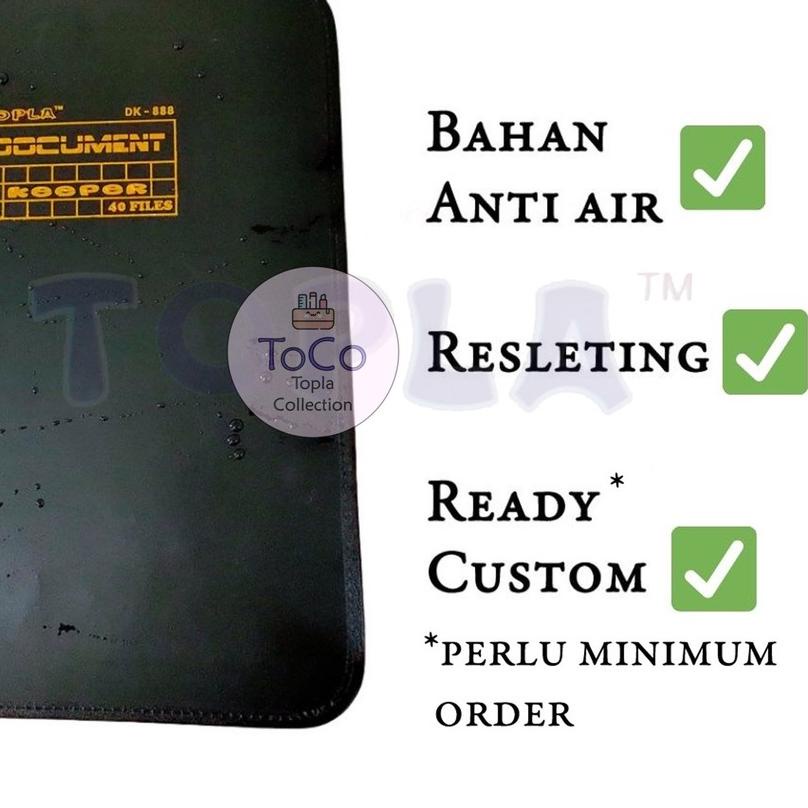 

HR6♚ [FREE GIFT] Document Keeper Penyimpan Dokumen Map File Folio Custom Map Resleting Anti Air Topla 20 40 60 Paling Laris