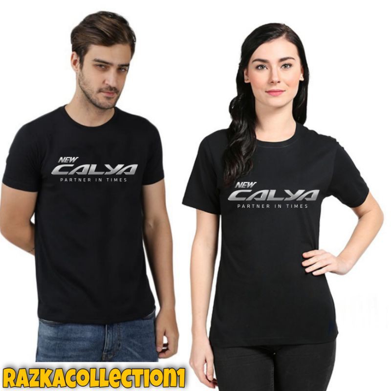 NEW CALYA Baju Kaos Toyota NEW CALYA T-shirt Otomotif Mobil Toyota CALYA Fremium PRIA WANITA