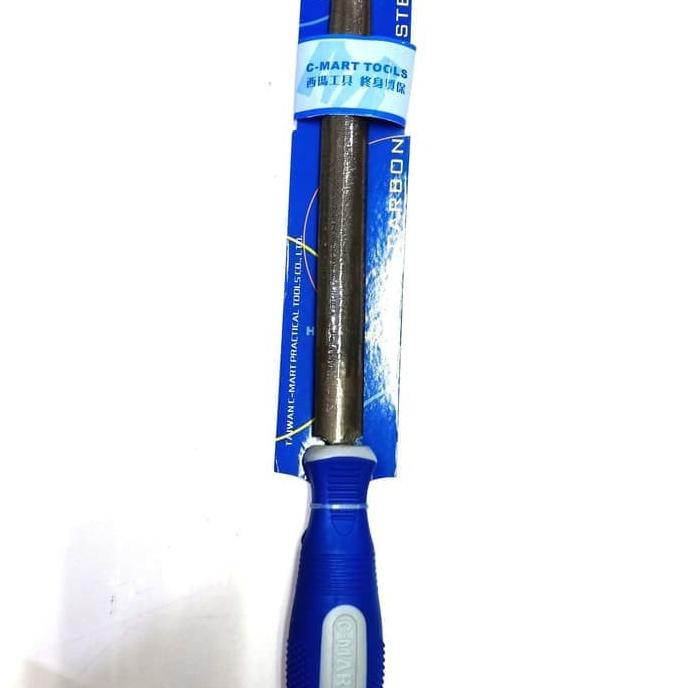 Kikir Besi 1/2 Bulat 6" 150 Mm + Gagang Karet Half Round Rasp C-Mart Karjasen35 Diminati Banget