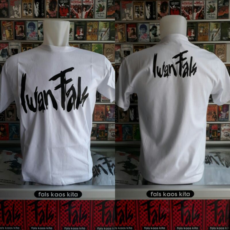 kaos iwan fals tanpa jahitan samping bahan halus fals kaos kita font iwan fals