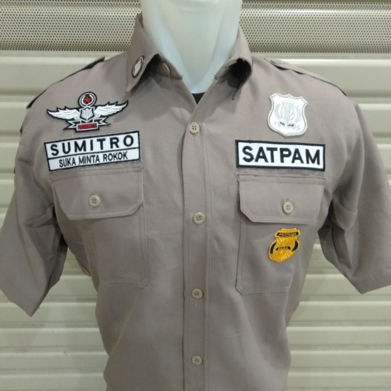 Kemeja SATPAM Terbaru // Baju SATPAM Terbaru // PDH SATPAM Terbaru