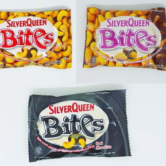 

BRANDS FESTIVAL SilverQueen Bites Chasew Almond 35 gram