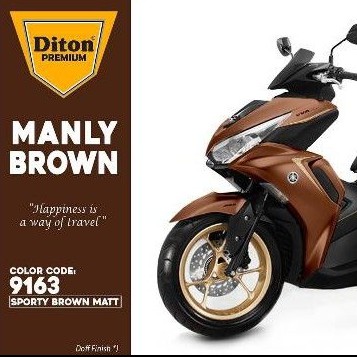 Cat Pilok Diton Premium 9163 SPORTY BROWN MATT  400ml ANTI BENSIN