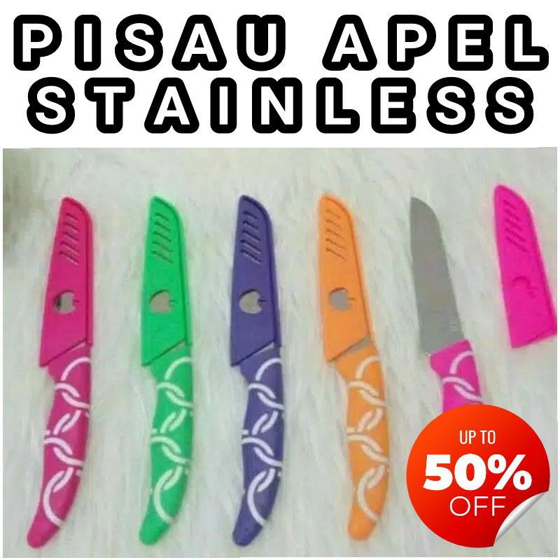 Pisau Apel /Pisau dapur mini /pisau buah warna