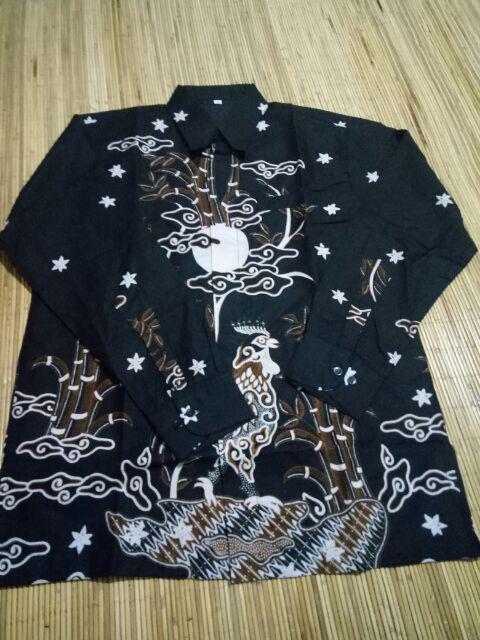 Jago Sogan Kemeja Batik Pria Atasan Batik Baju Batik Pria Lengan Panjang Batik Modern Ori By Florist