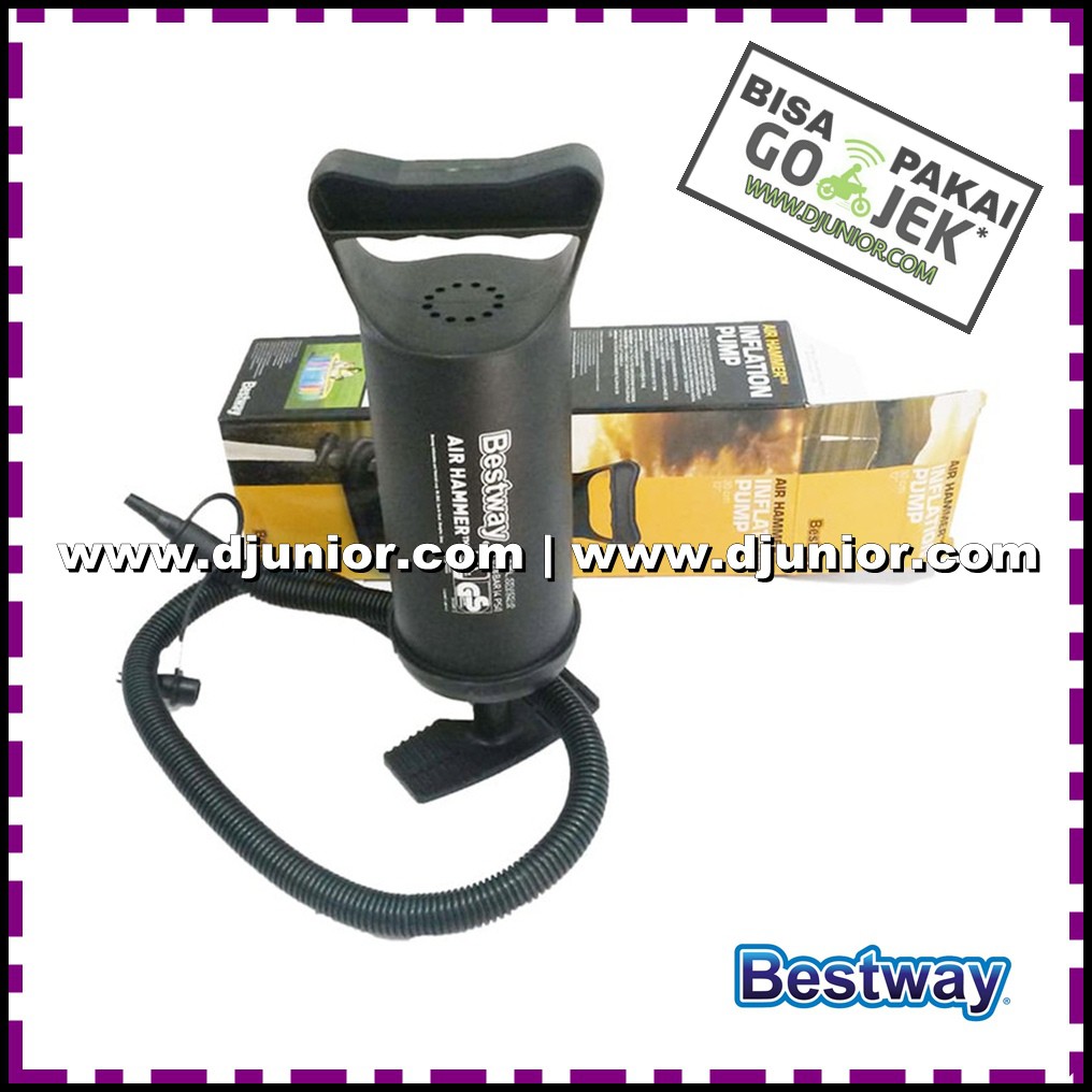 BESTWAY - POMPA ANGIN TANGAN MANUAL / AIR HAMMER INFLATION PUMP / POMPA BALON KASUR PELAMPUNG