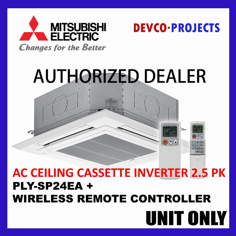 AC CEILING CASSETTE INVERTER MITSUBISHI ELECTRIC 2.5 PK