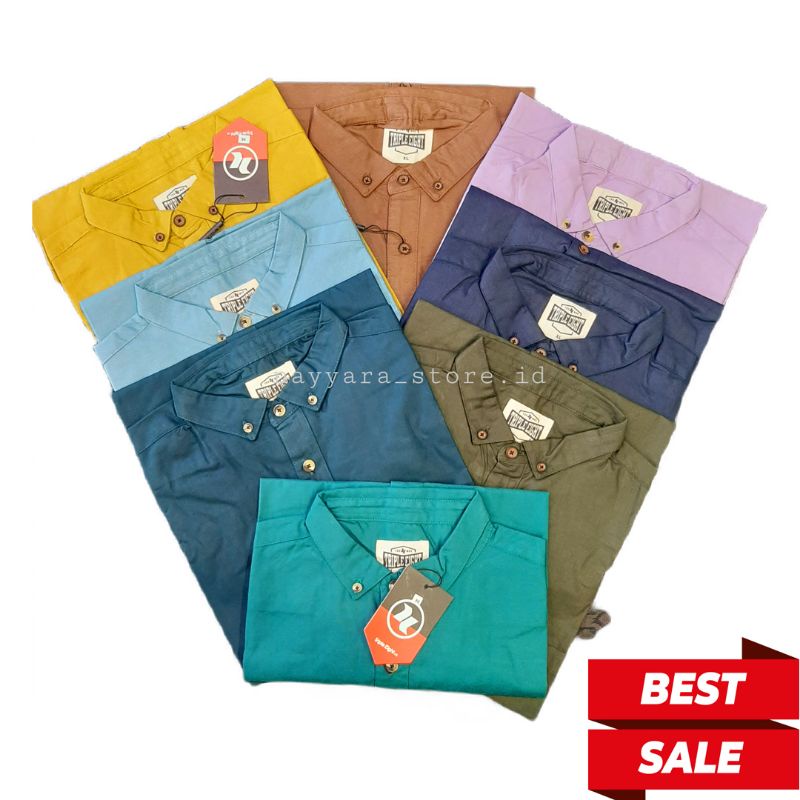 Kemeja Kasual Polos Pria Lengan Pendek Original TRIPLE EIGHT BROTHER BROS ABOKI Model slimfit
