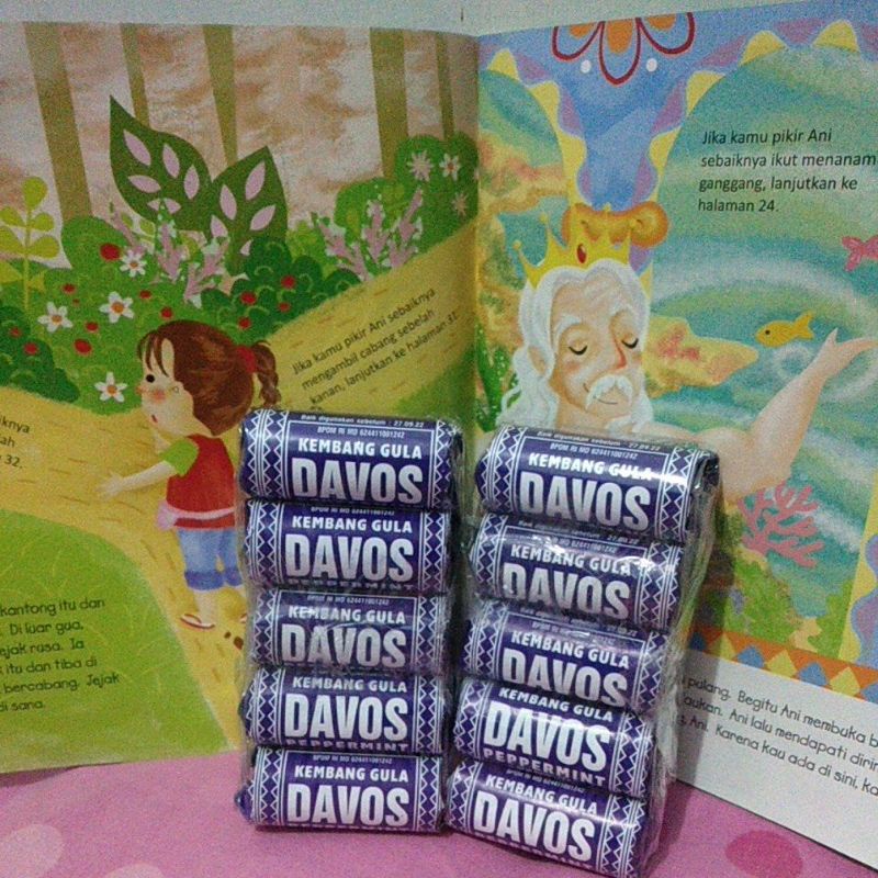 

Permen Davos Kembang Gula isi 2 pack