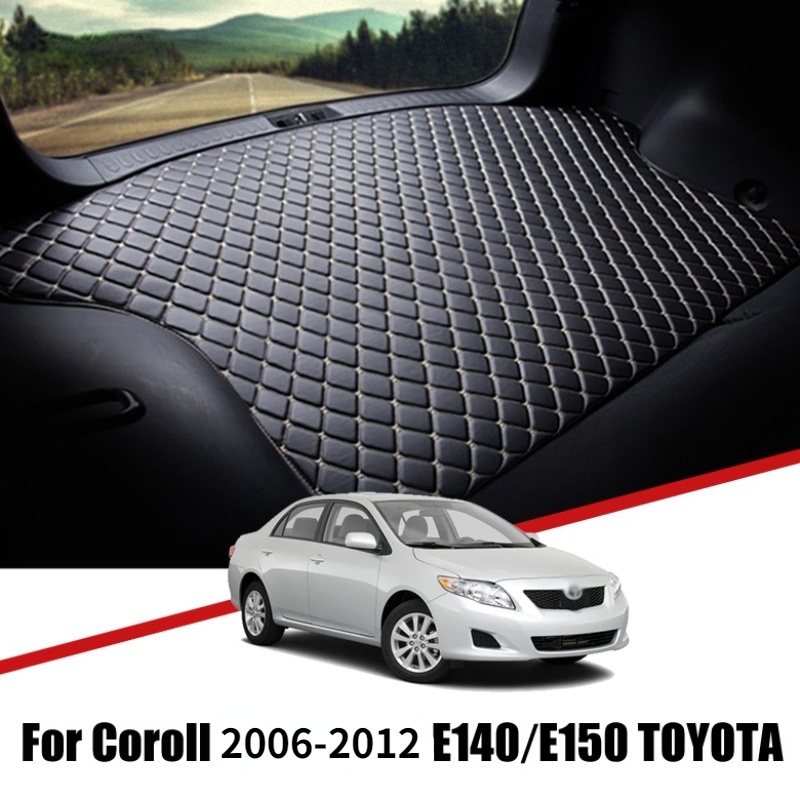 Matras Pelindung Bagasi Mobil Bahan Kulit Premium Untuk Toyota Corolla 2006-2012