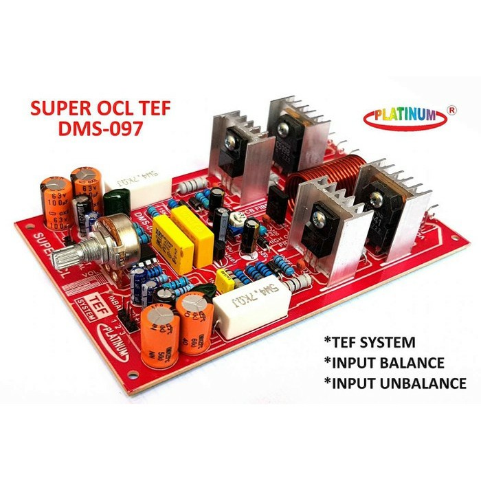 POWER KIT Amplifier Profesional SUPER OCL TEF 500-1000W DMS 097